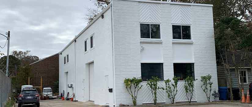 Jars of Dust building after improvements.
