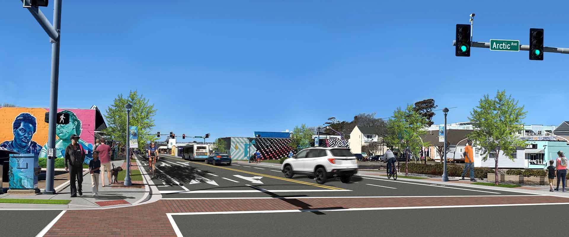 17th Street conceptual with improvements.