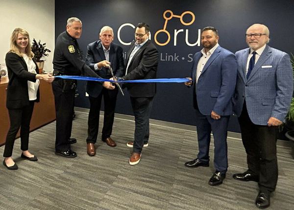 Chorus Ribbon Cutting Ceremony with Mayor Dyer